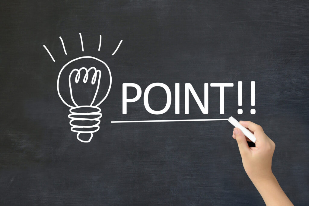 職業訓練の面談で意識したポイントをまとめた場面を表す画像